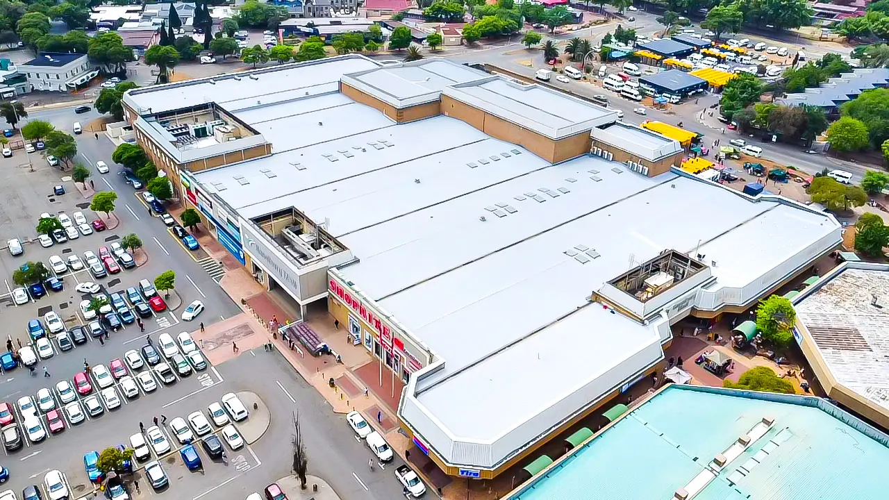 Retail shopping centre waterproofing Sandton